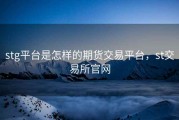 stg平台是怎样的期货交易平台，st交易所官网