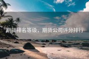 期货排名等级，期货公司评分排行