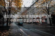证监会网站如何查询期货公司正规，中国期货证监会查询平台