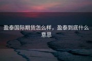 盈泰国际期货怎么样，盈泰到底什么意思
