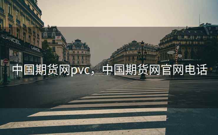 中国期货网pvc，中国期货网官网电话