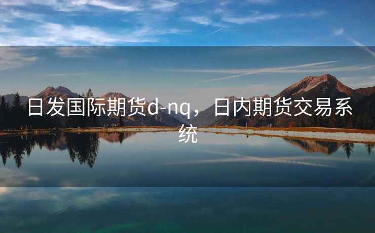 日发国际期货d-nq，日内期货交易系统