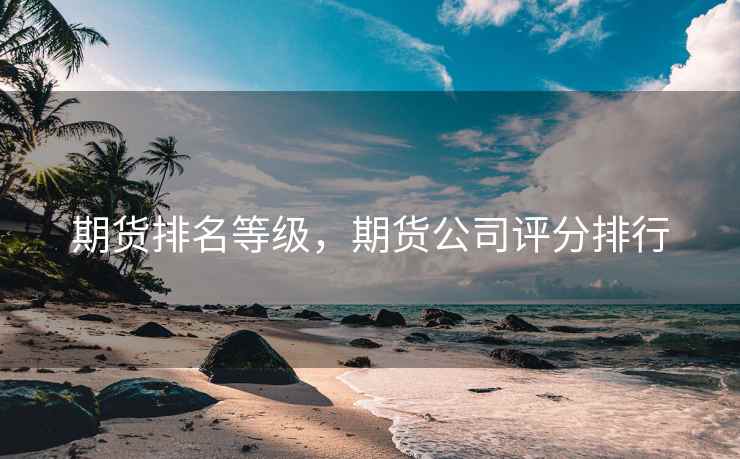 期货排名等级，期货公司评分排行