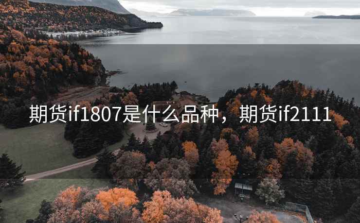 期货if1807是什么品种，期货if2111