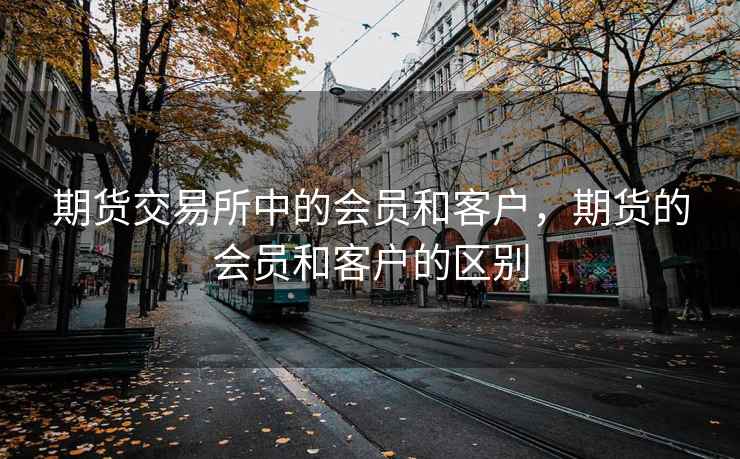 期货交易所中的会员和客户，期货的会员和客户的区别