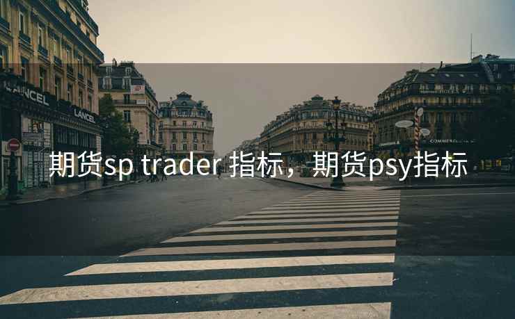 期货sp trader 指标，期货psy指标